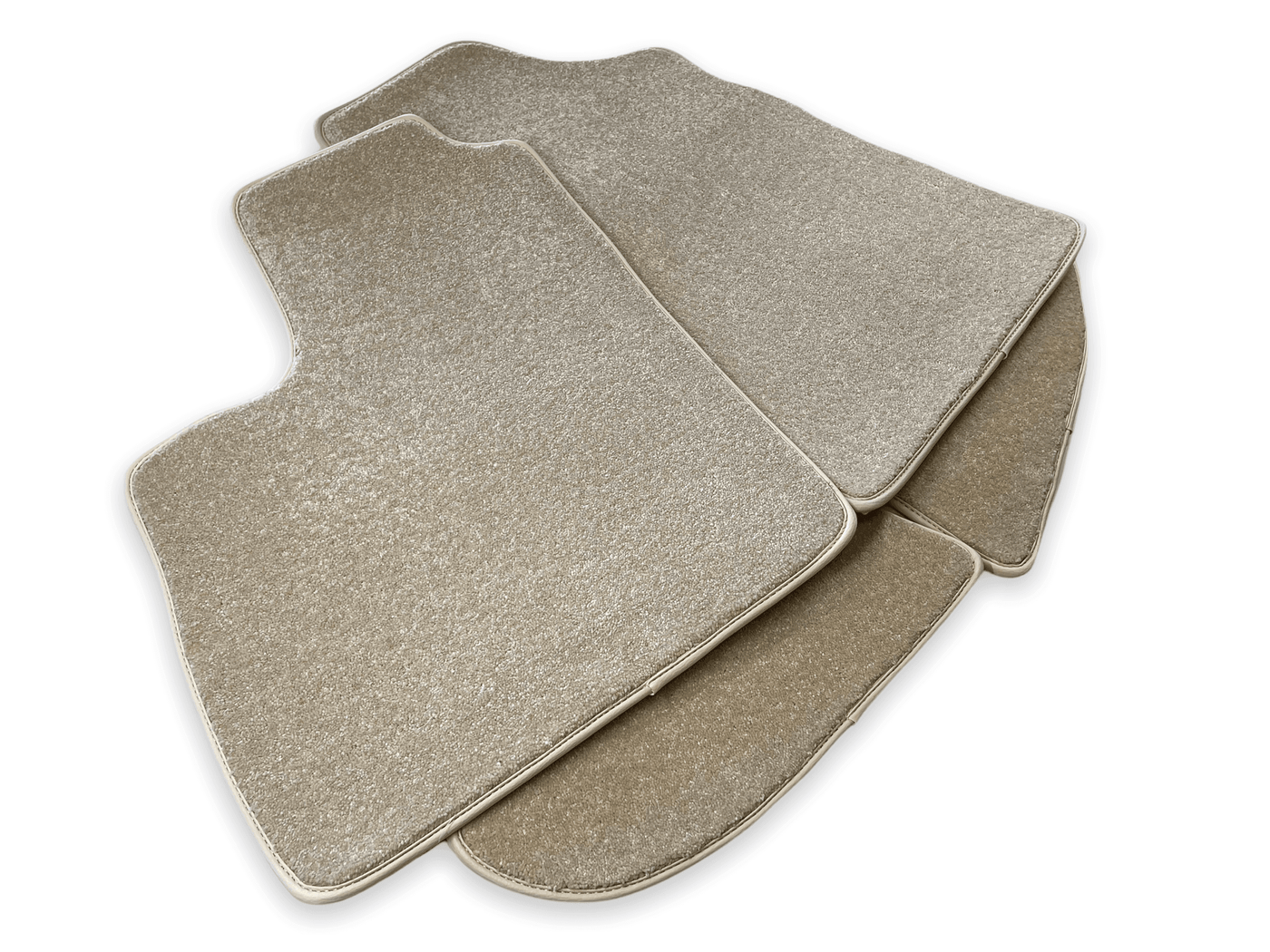 Floor Mats For Bentley Continental GTC (2011-2018) Beige Luxury Quality - AutoWin