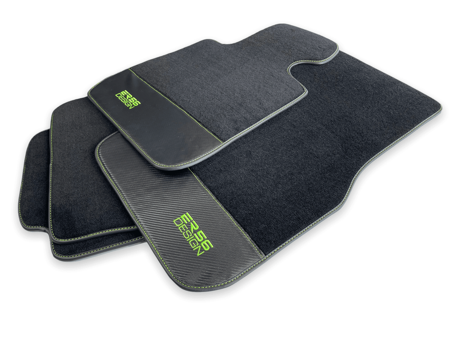 Floor Mats For BMW X6 Series G06 Carbon Leather | ER56 Design - AutoWin