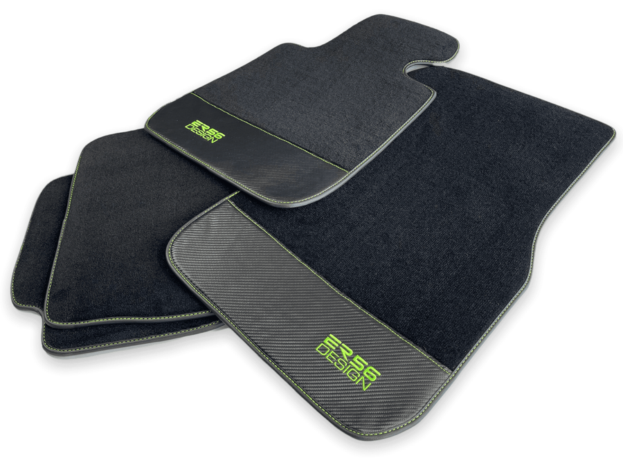 Floor Mats For BMW X6 Series G06 Carbon Leather | ER56 Design - AutoWin