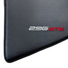 Floor Mats for Ferrari 296 GTB (2022-2024) Made From Carbon Fiber Leather - AutoWin