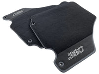 Tapis de sol pour Ferrari 360 Modena 1999-2005 Noir avec Alcantara - AutoWin