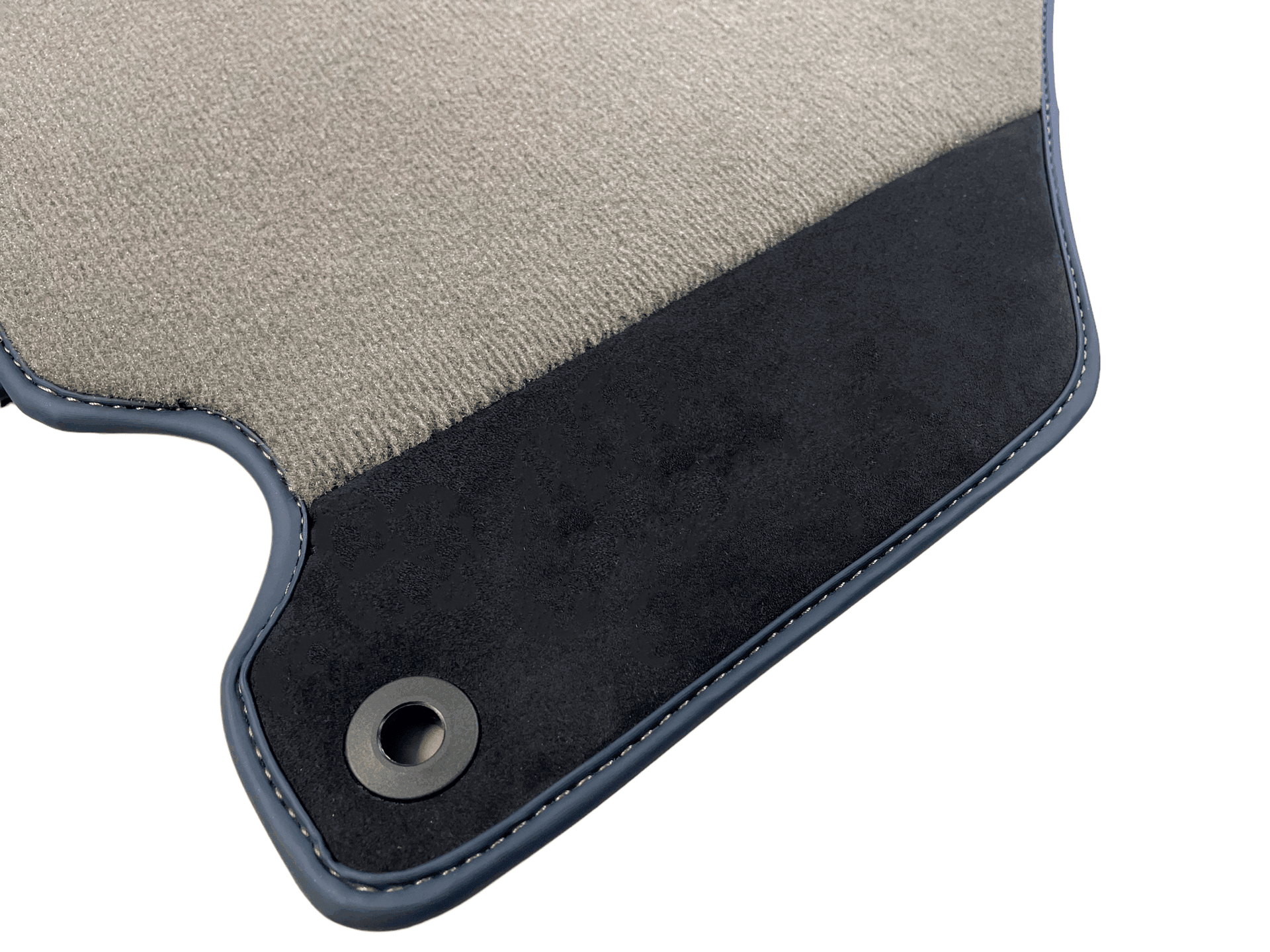 Floor Mats For Ferrari 360 Modena 1999-2005 Gray With Alcantara Leather - AutoWin