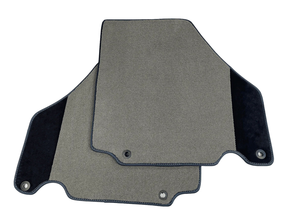 Floor Mats For Ferrari 360 Modena 1999-2005 Gray With Alcantara Leather - AutoWin