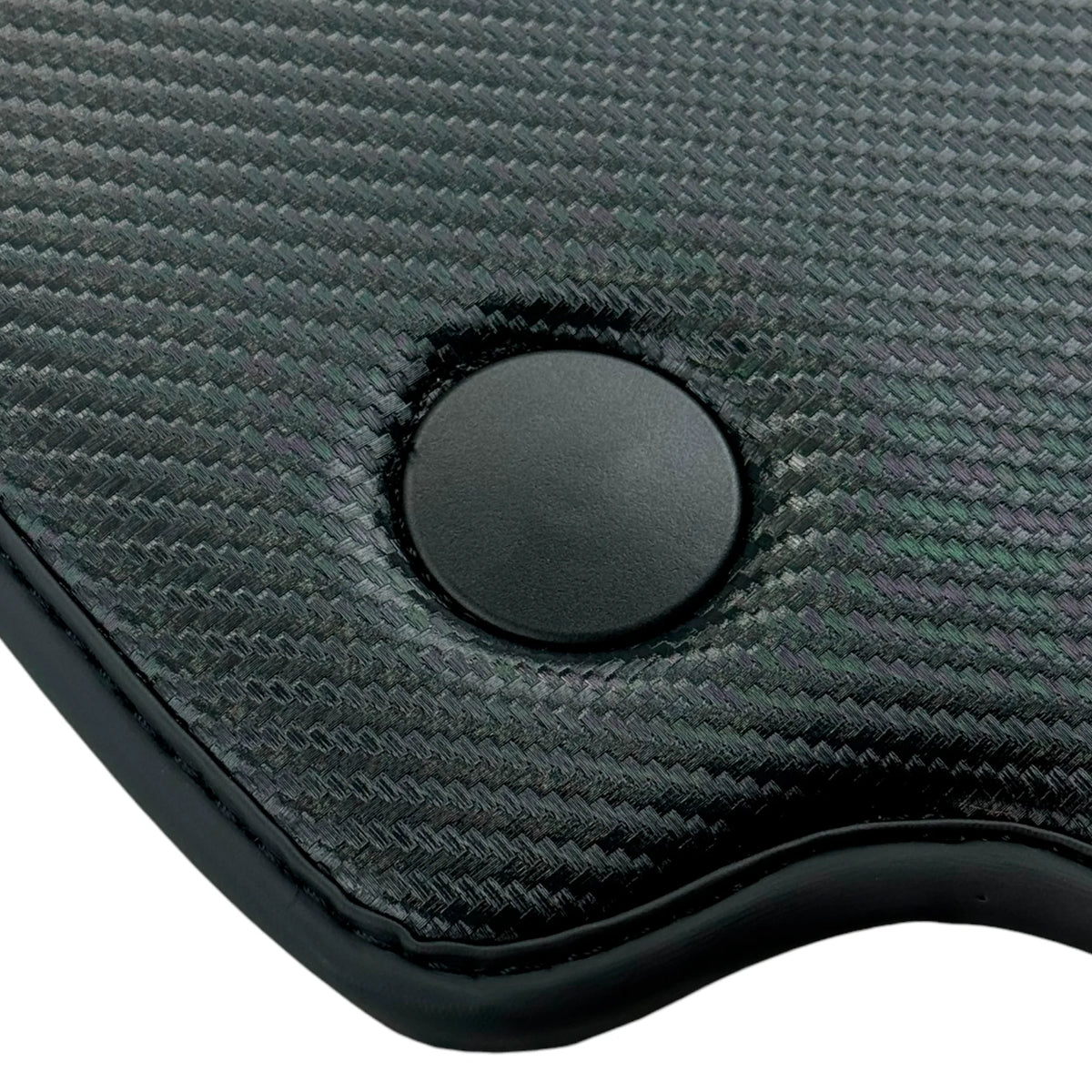 Floor Mats for Ferrari 458 GT2 (2012-2015) Carbon Fiber Leather Autowin Brand Italian Edition