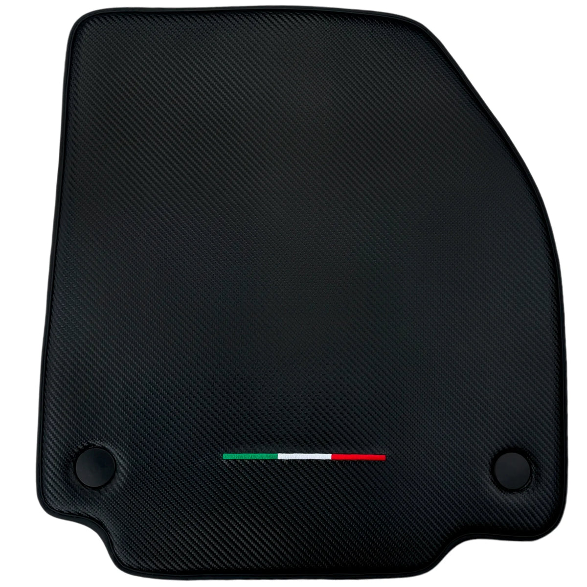 Floor Mats for Ferrari 458 GT2 (2012-2015) Carbon Fiber Leather Autowin Brand Italian Edition