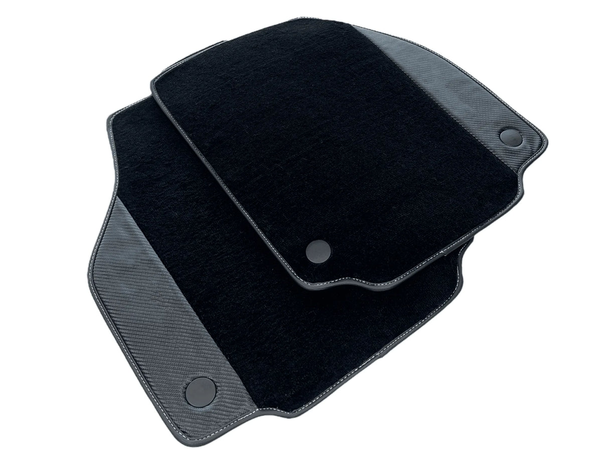 Floor Mats For Ferrari 458 GT2 (2012-2015) Carbon Leather