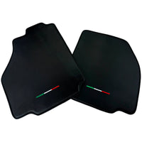 Floor Mats for Ferrari 458 Speciale (2012-2015) Carbon Fiber Leather Autowin Brand Italian Edition
