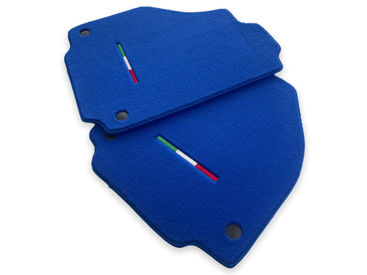 Floor Mats For Ferrari 458 Spider 2012-2015 Blue Autowin Brand Italian Edition