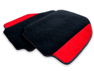 Floor Mats For Ferrari 458 Speciale (2012-2015) Red Alcantara Leather