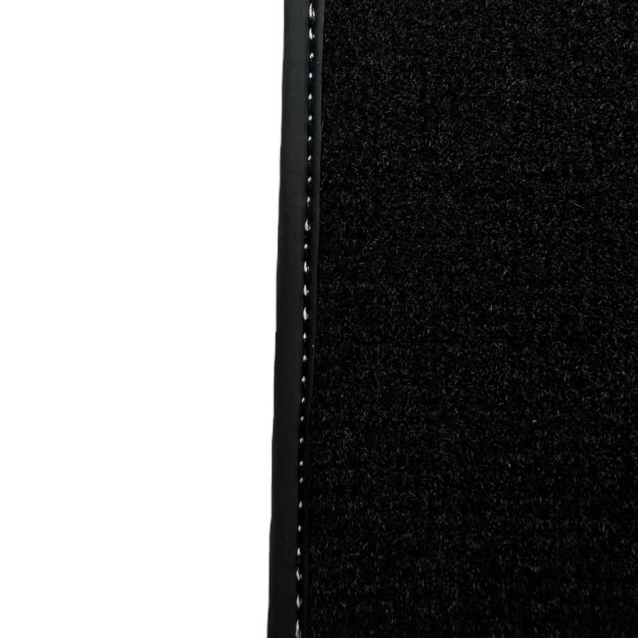 Floor Mats for Ferrari 458 Spider (2012-2015) with Bordeaux Nappa Leather - AutoWin