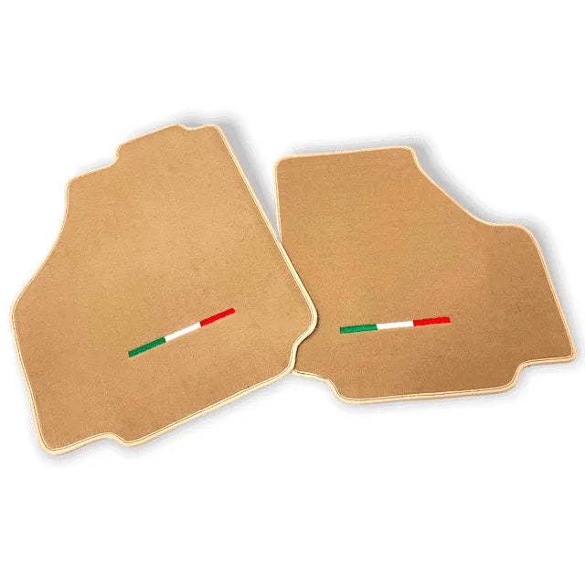 Floor Mats For Ferrari 488 Pista Spider (2019-2021) Beige Autowin Brand Italian Edition