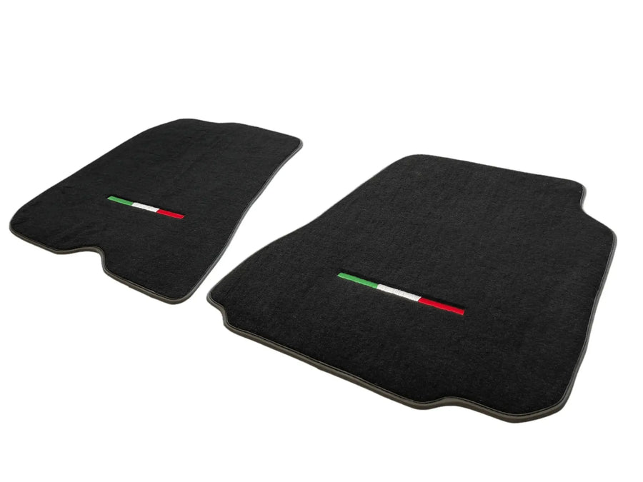 Tapis de sol pour Ferrari 812 Superfast en noir Sur mesure avec emblème italien