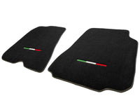 Tapis de sol pour Ferrari 812 Superfast en noir Sur mesure avec emblème italien