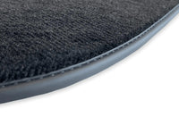 Tapis de sol pour Ferrari 812 Superfast en noir, tapis sur mesure avec emblème italien