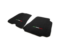 Tapis de sol pour Ferrari 812 Superfast en noir, tapis sur mesure avec emblème italien