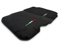 Tapis de sol pour Ferrari 812 Superfast en noir Sur mesure avec emblème italien