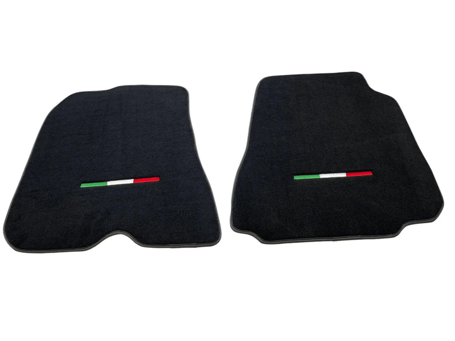 Tapis de sol pour Ferrari 812 Superfast en noir Sur mesure avec emblème italien
