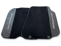 Floor Mats For Ferrari 812 Superfast Carbon Fiber And Black Carpet - AutoWin