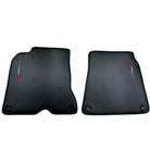 Floor Mats For Ferrari California T (2015-2018) Carbon Fiber Leather - AutoWin