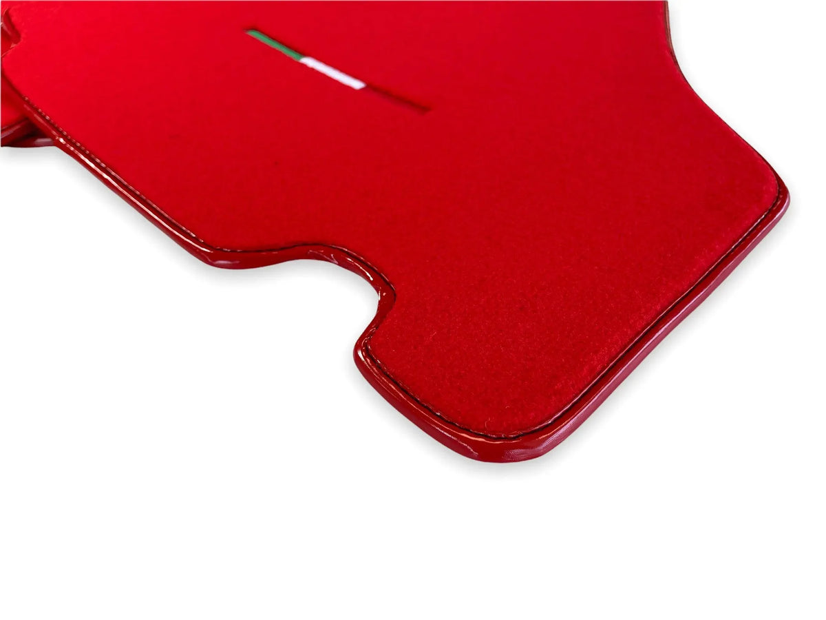 Floor Mats For Ferrari F430 2004-2009 Red Color IT Edition - AutoWin
