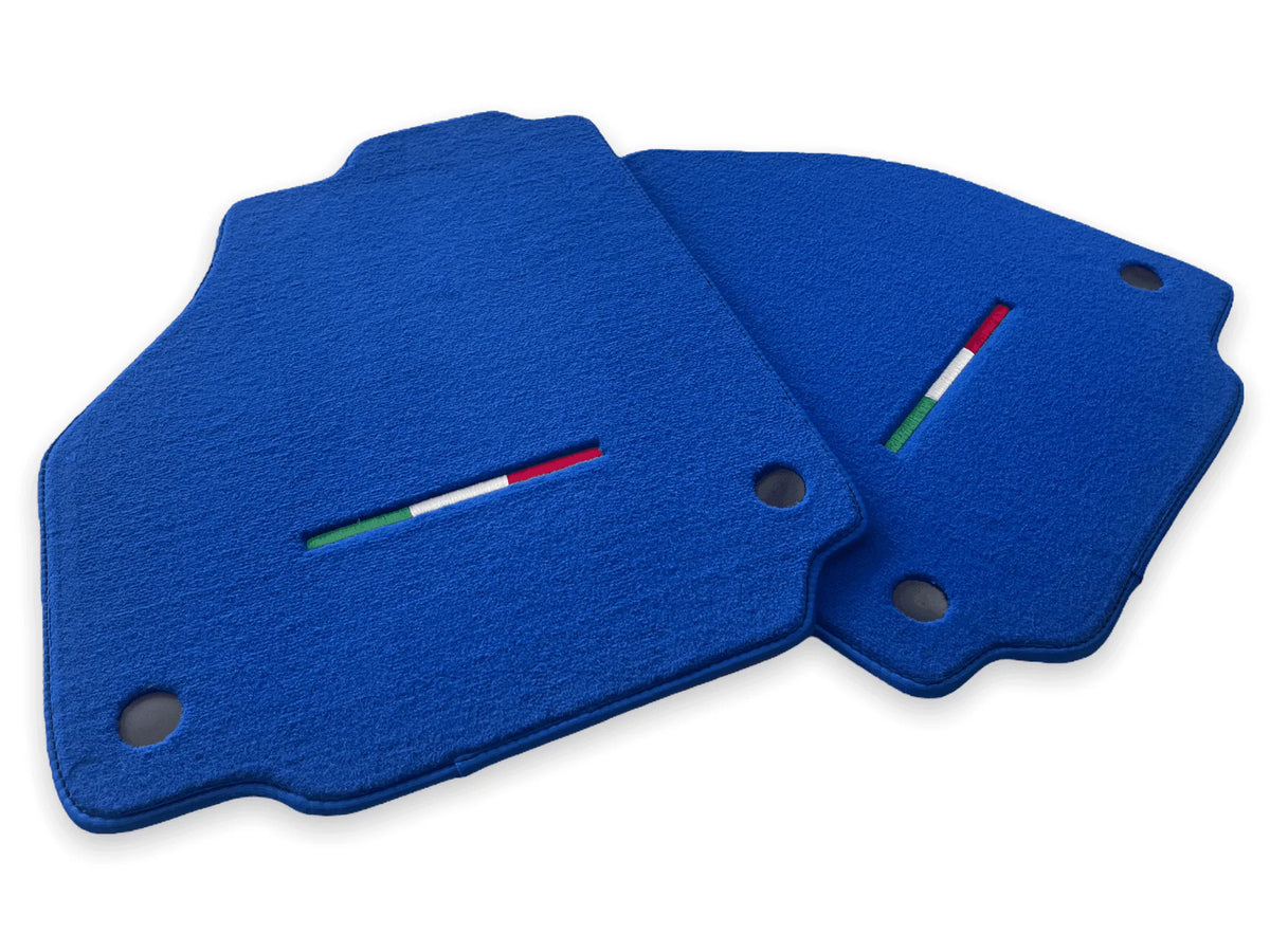 Floor Mats For Ferrari F8 Spider 2019-2022 Blue Italian Edition