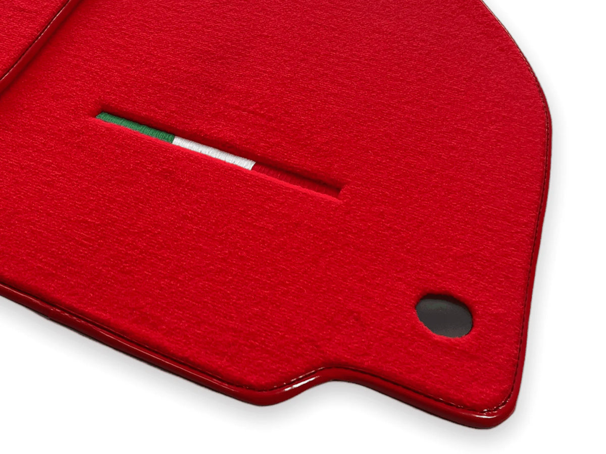 Floor Mats For Ferrari F8 Spider 2019-2022 Red Italian Edition