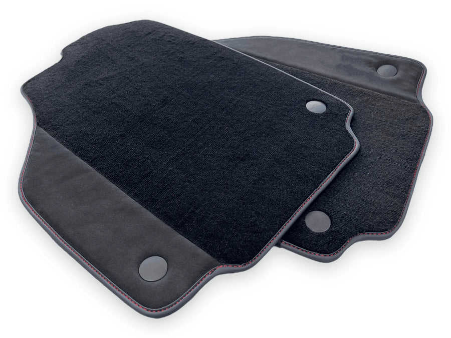 Floor Mats For Ferrari F8 Spider 2019-2022 Red Italian Edition - AutoWin