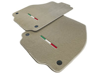 Floor Mats For Ferrari F8 Spider 2019-2023 Beige Italian Edition