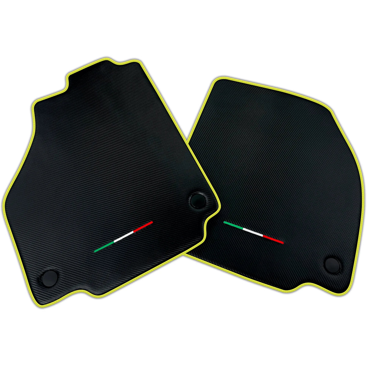 Floor Mats For Ferrari F8 Spider (2019-2023) Carbon Fiber AutoWin Brand Italian Edition