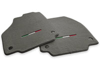 Floor Mats For Ferrari F8 Tributo (2019-2023) Gray Italian Edition - AutoWin