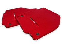 Floor Mats For Ferrari F8 Tributo 2019-2023 Red Italian Edition - AutoWin