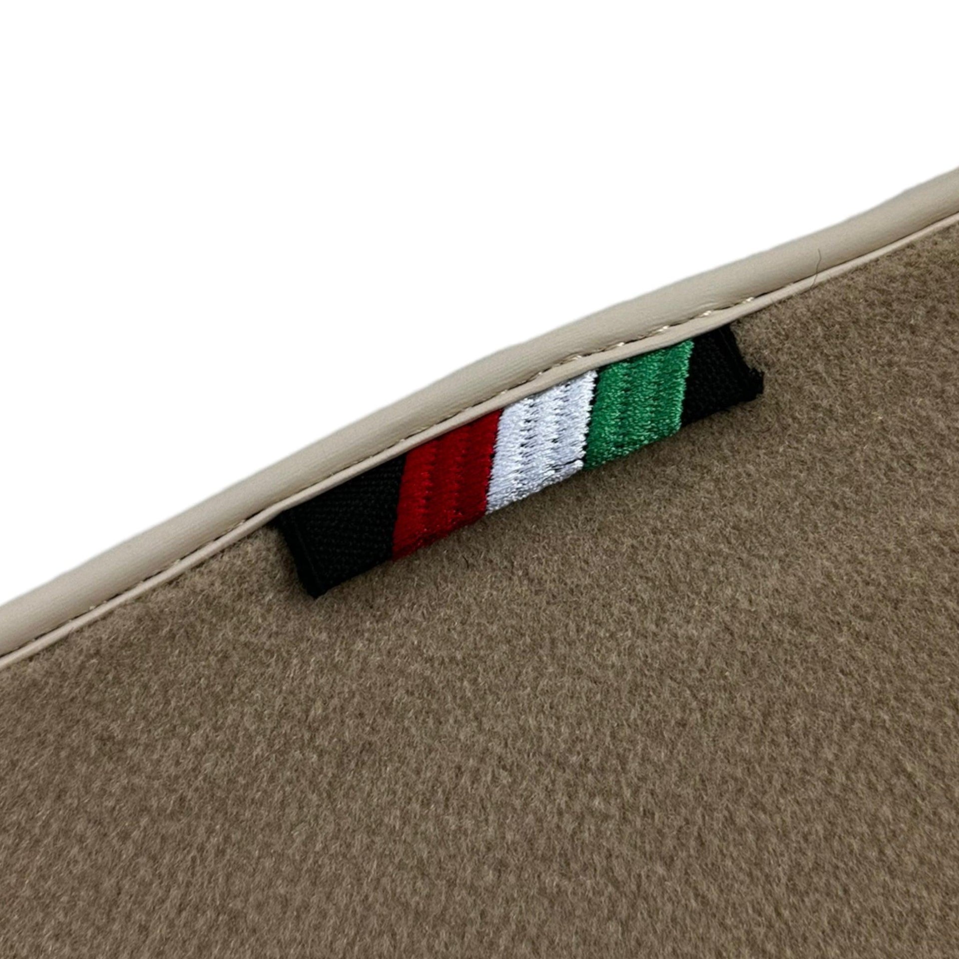 Beige Floor Mats for Ferrari Mondial Convertible (1983-1993) Italian Edition - AutoWin