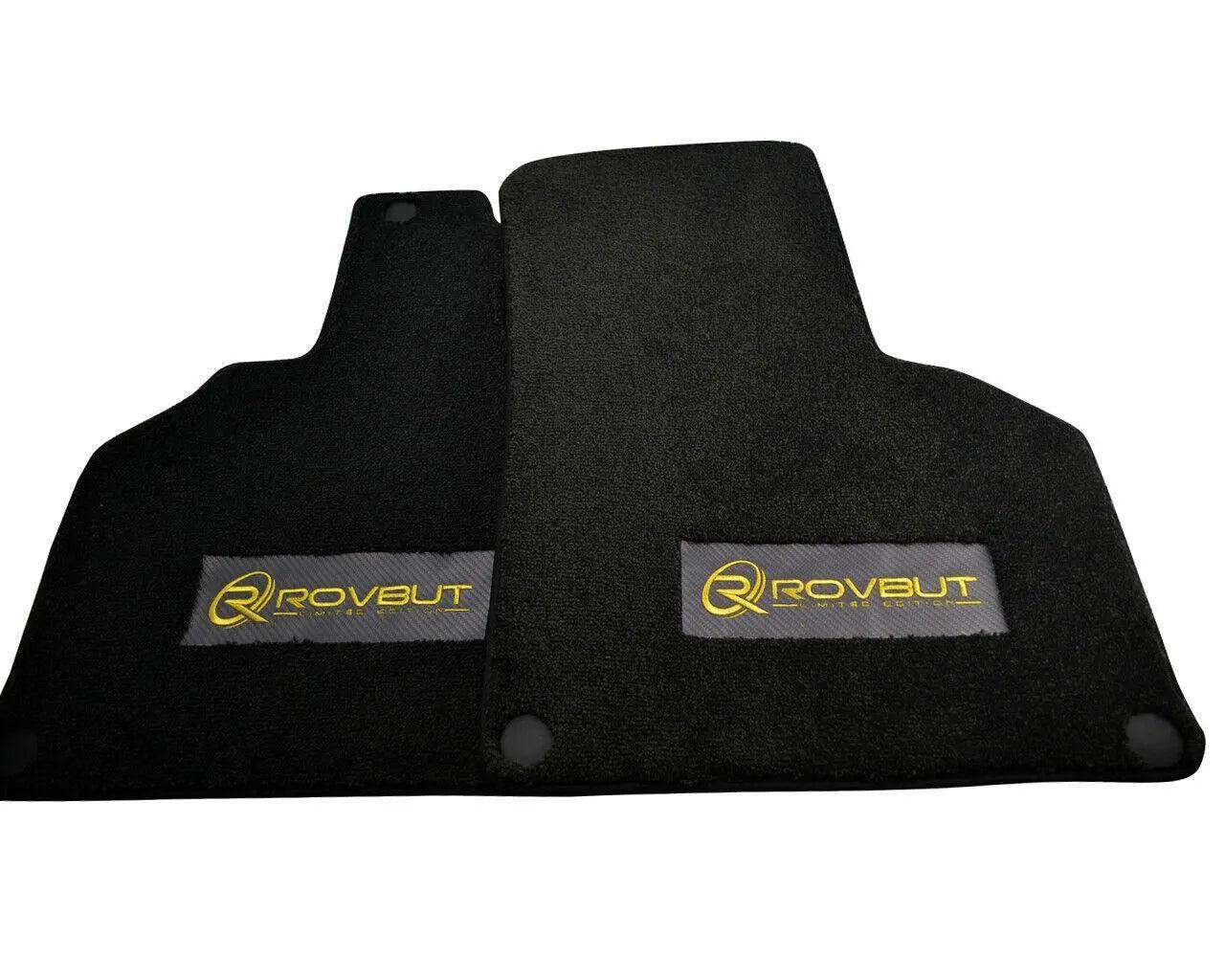 Floor Mats for Lamborghini Gallardo Leather Carbon Tailored ROVBUT Limited Edition - AutoWin