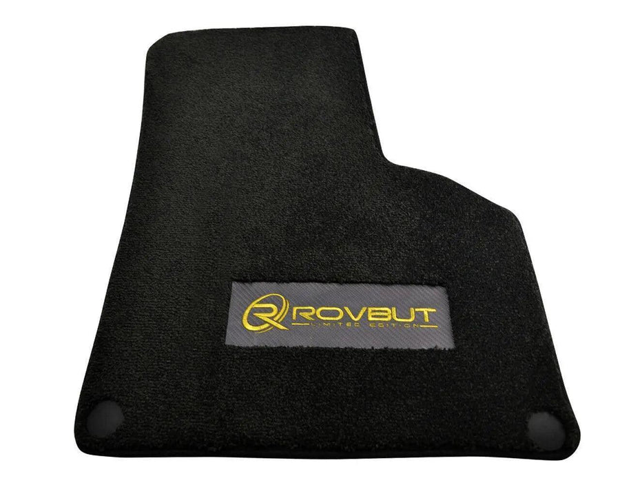 Floor Mats for Lamborghini Gallardo Leather Carbon Tailored ROVBUT Limited Edition - AutoWin