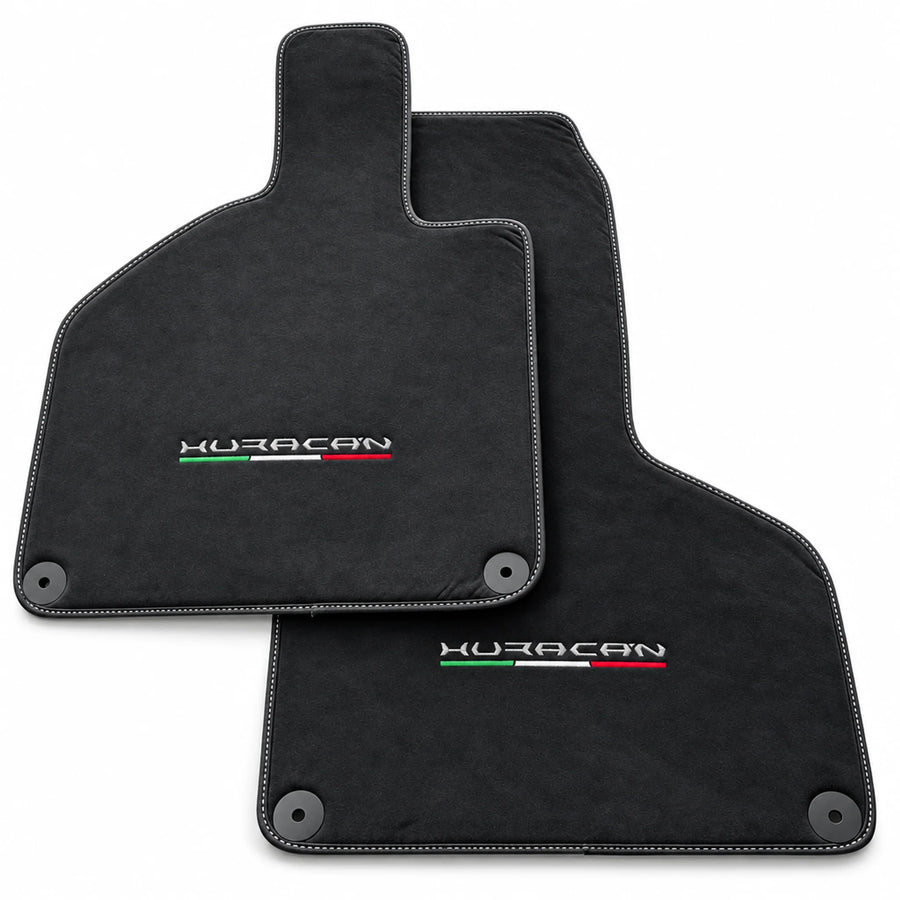 Floor Mats for Lamborghini Huracan Alcantara Leather - AutoWin