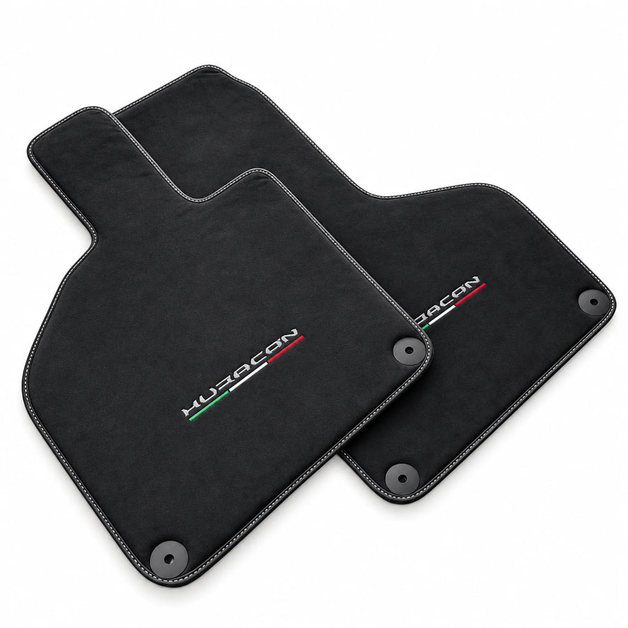 Floor Mats for Lamborghini Huracan Alcantara Leather - AutoWin