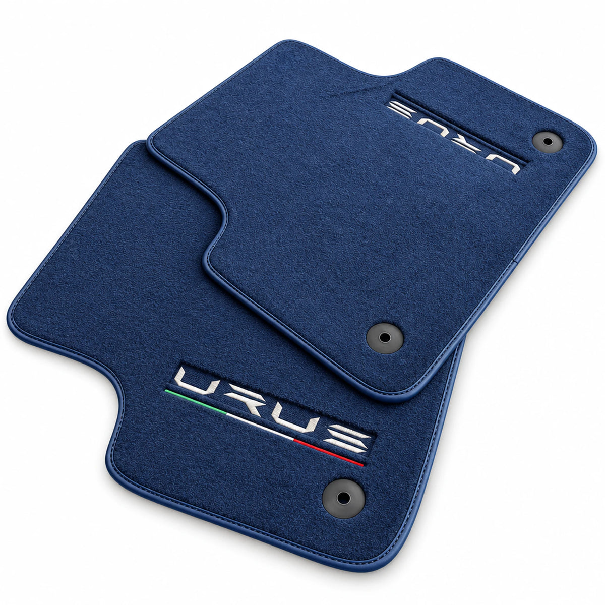 Tapis de sol pour Lamborghini Urus Velours bleu foncé sur mesure - AutoWin