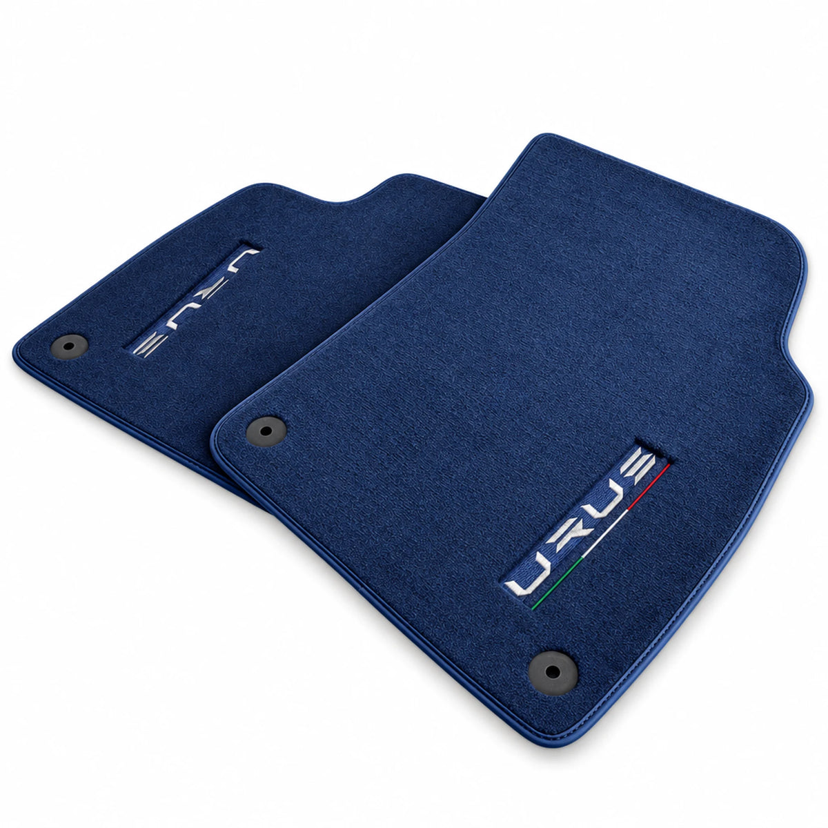 Tapis de sol pour Lamborghini Urus Velours bleu foncé sur mesure - AutoWin