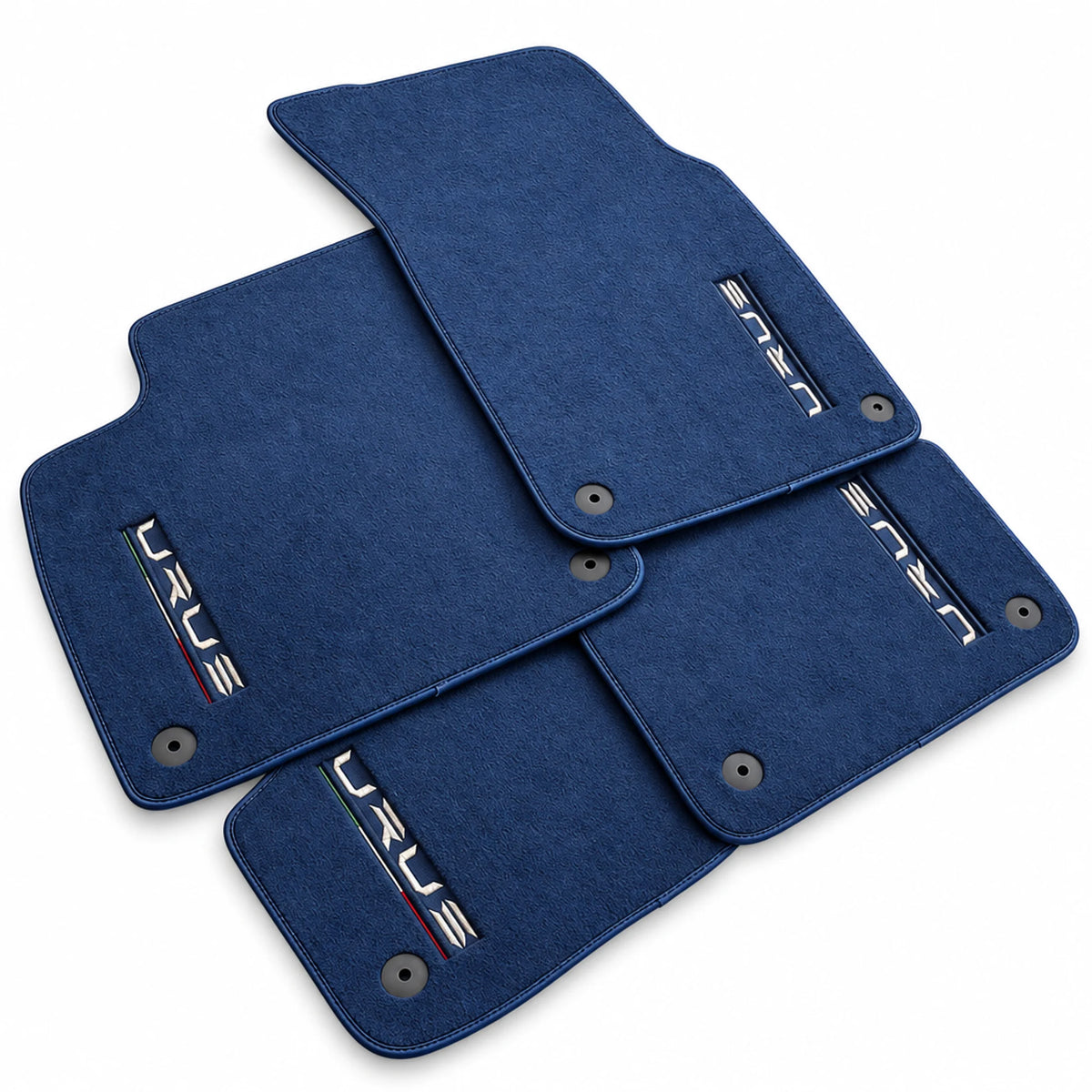 Tapis de sol pour Lamborghini Urus Velours bleu foncé sur mesure - AutoWin