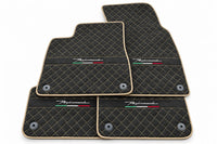 Floor Mats For Lamborghini Urus Performante Alcantara Leather Beige trim