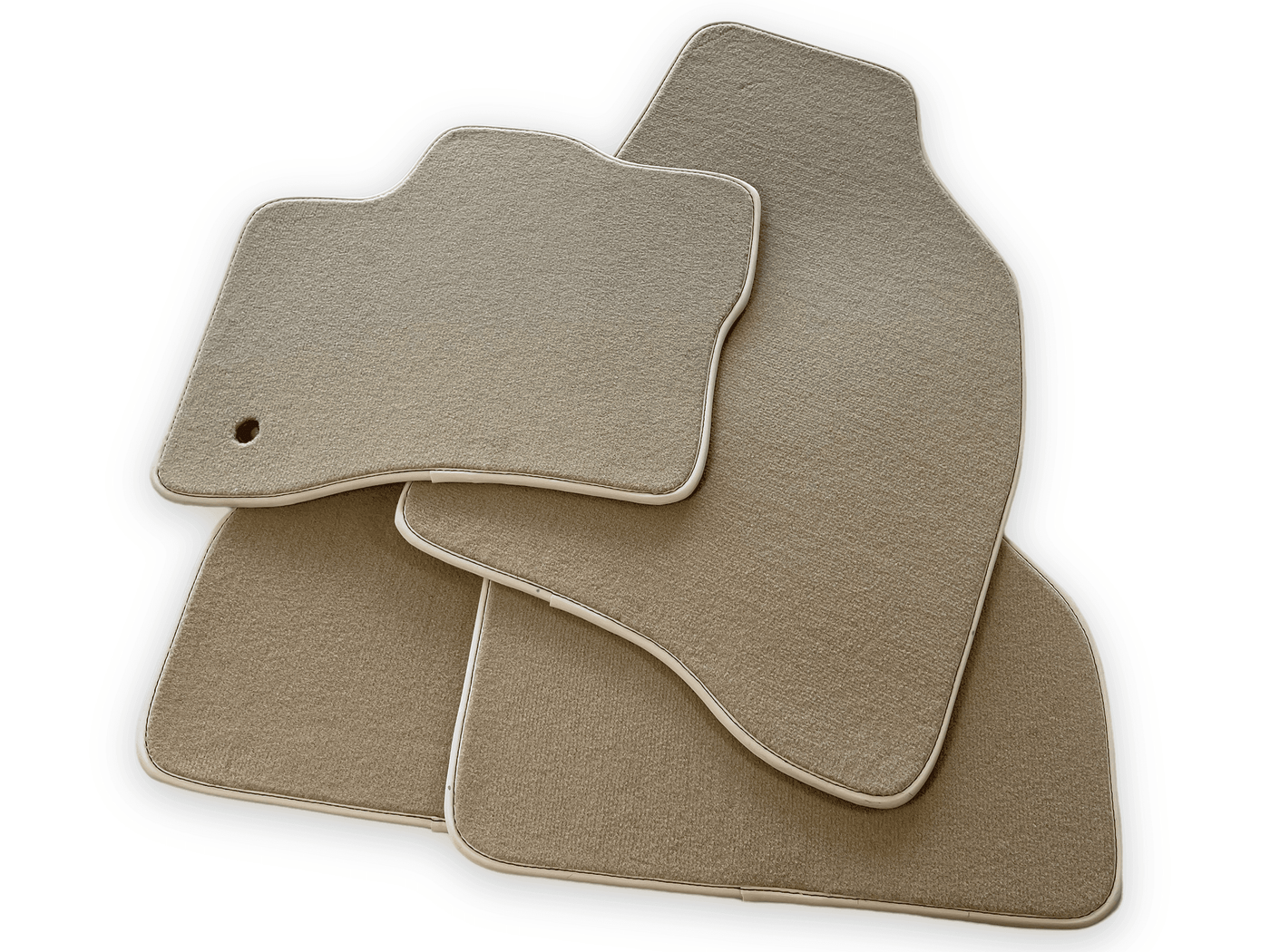 Floor Mats for Lincoln MKS (2008-2016) Beige Tailored Carpets - AutoWin