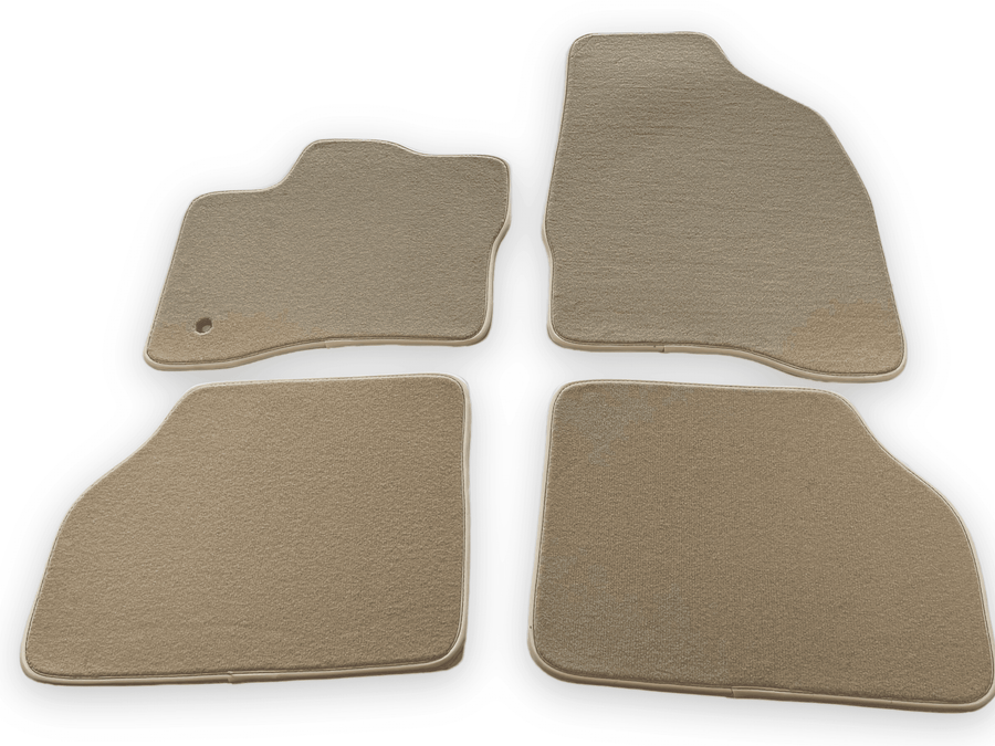 Floor Mats for Lincoln Zephyr (2006-2012) Sedan Beige Tailored Carpets - AutoWin