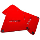 Floor Mats For McLaren 570S Red Tailored Carpets Set AutoWin - AutoWin