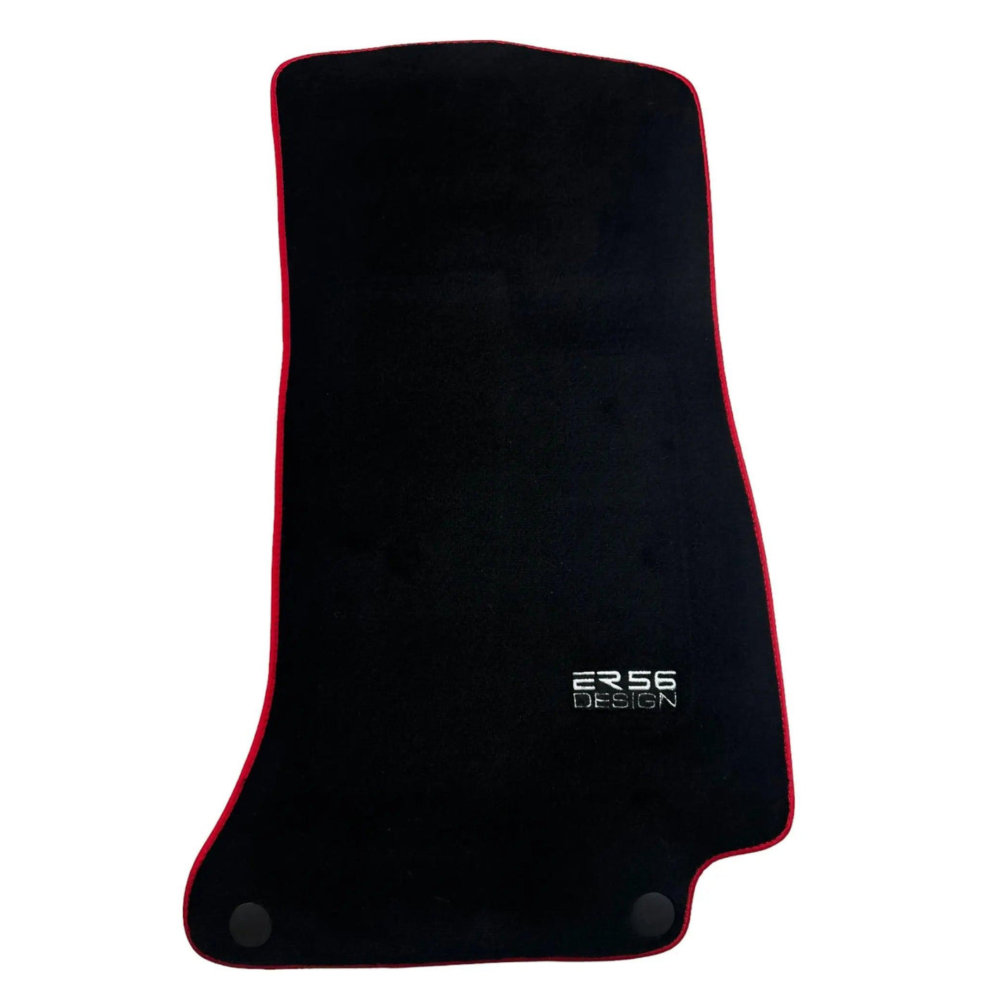 Floor Mats For Mercedes-Benz C Class W205 2014-2021 ER56 Design with Red Trim - AutoWin