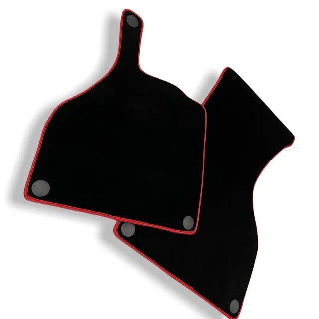 Floor Mats For Mercedes-Benz SLS-Class AMG (2009-2014) Red Trim - AutoWin