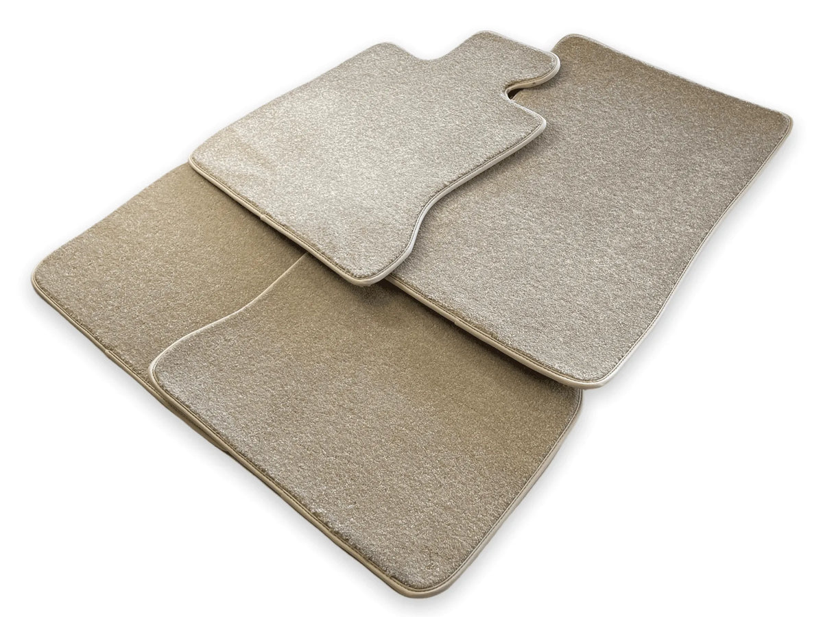 Floor Mats For Rolls Royce Phantom VIII (2017-2024) Beige Luxury Quality - AutoWin