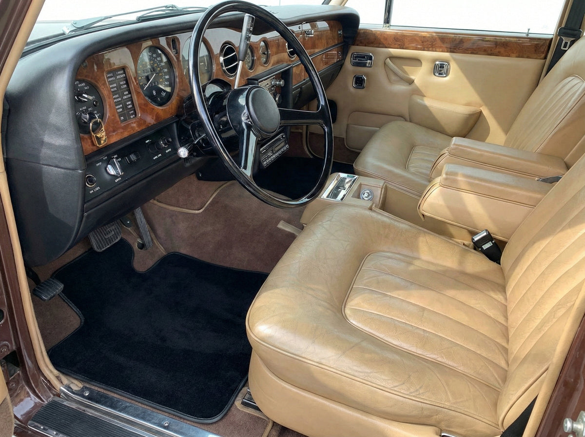 Interior look of floor mats for Floor Mats For Rolls Royce Shadow 1965-1977 Black