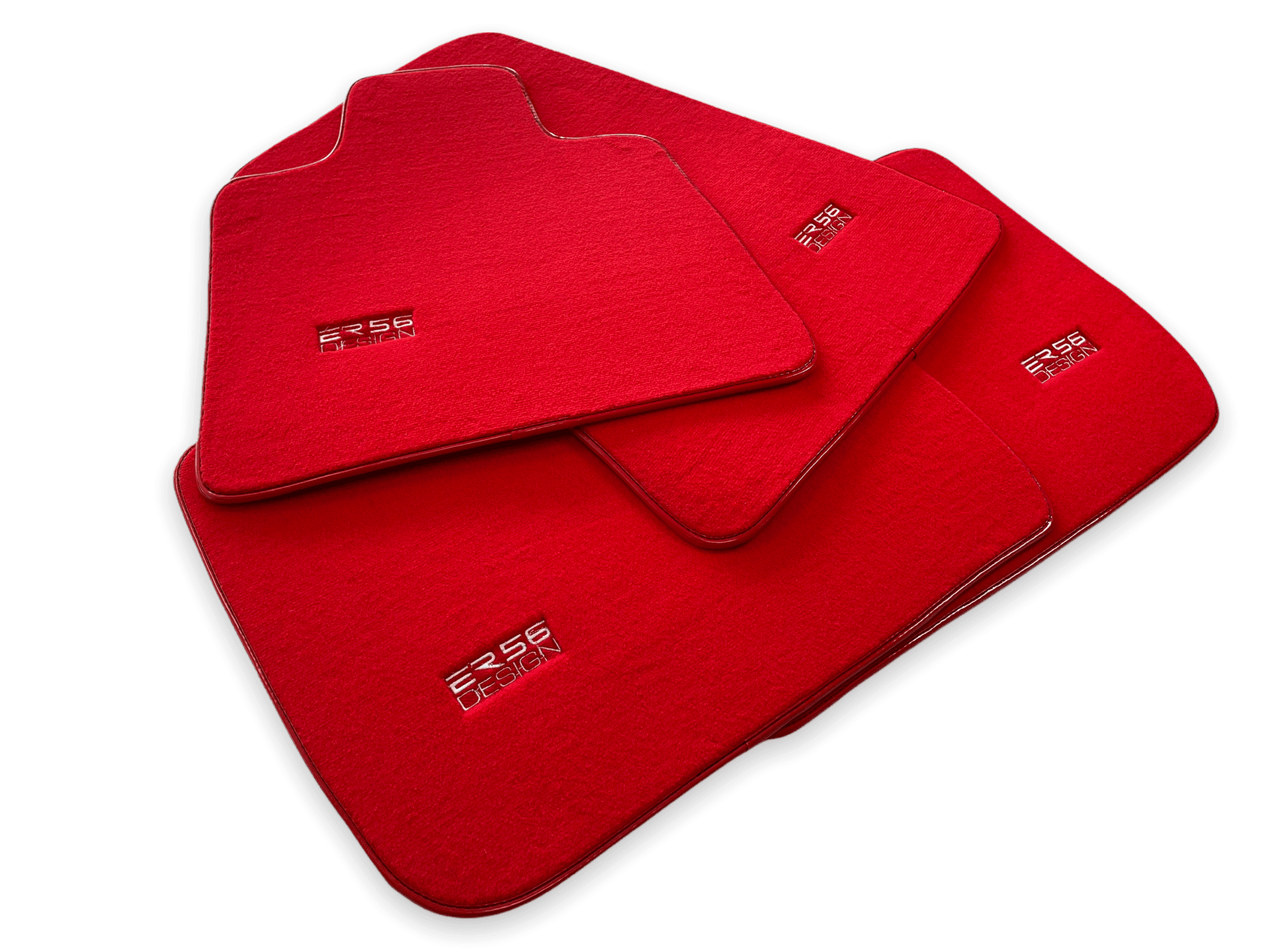 Floor Mats For Rolls Royce Spectre (2023-2024) Red ER56 Design - AutoWin