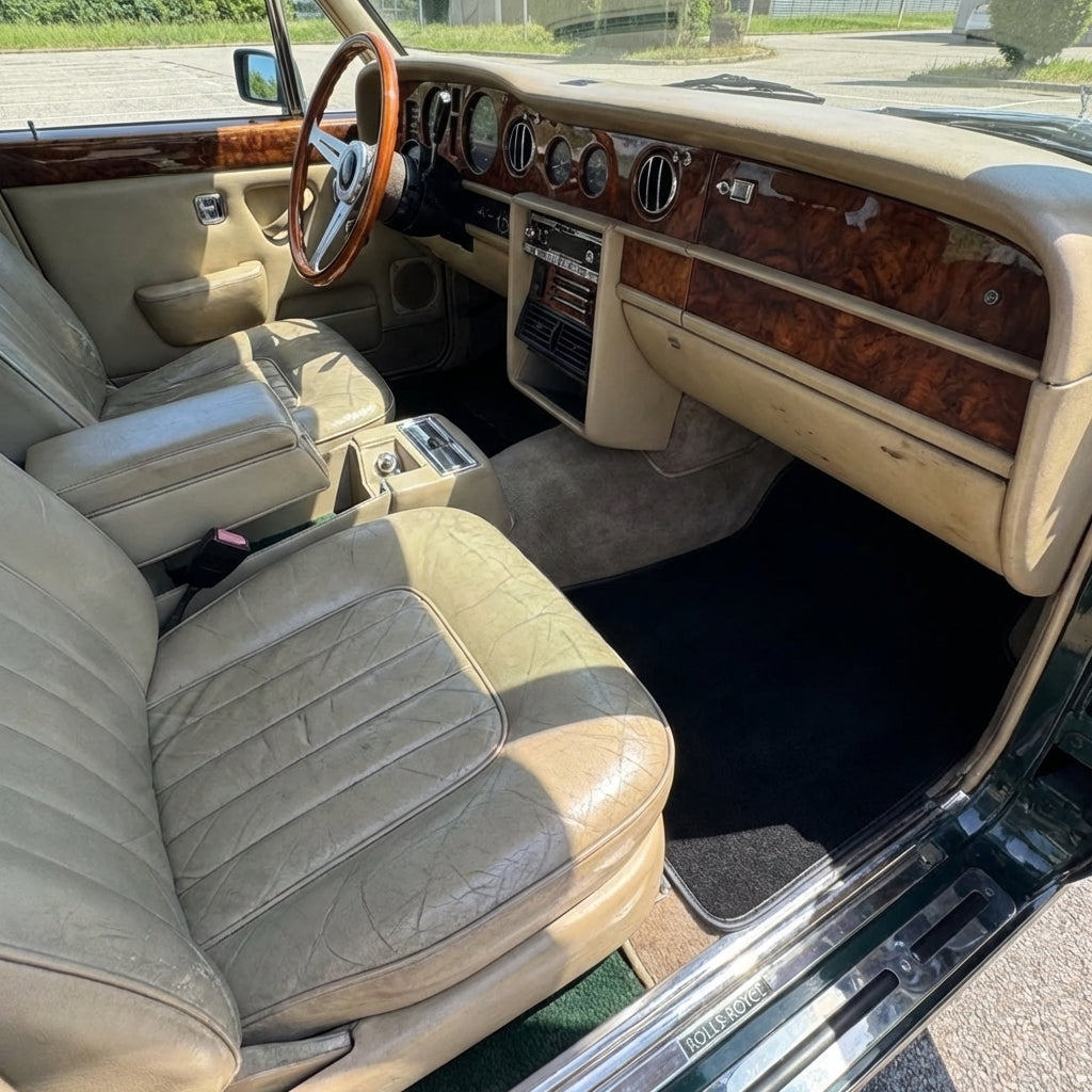 Interior look of floor mats for Floor Mats For Rolls Royce Wraith 2013-2023 Black