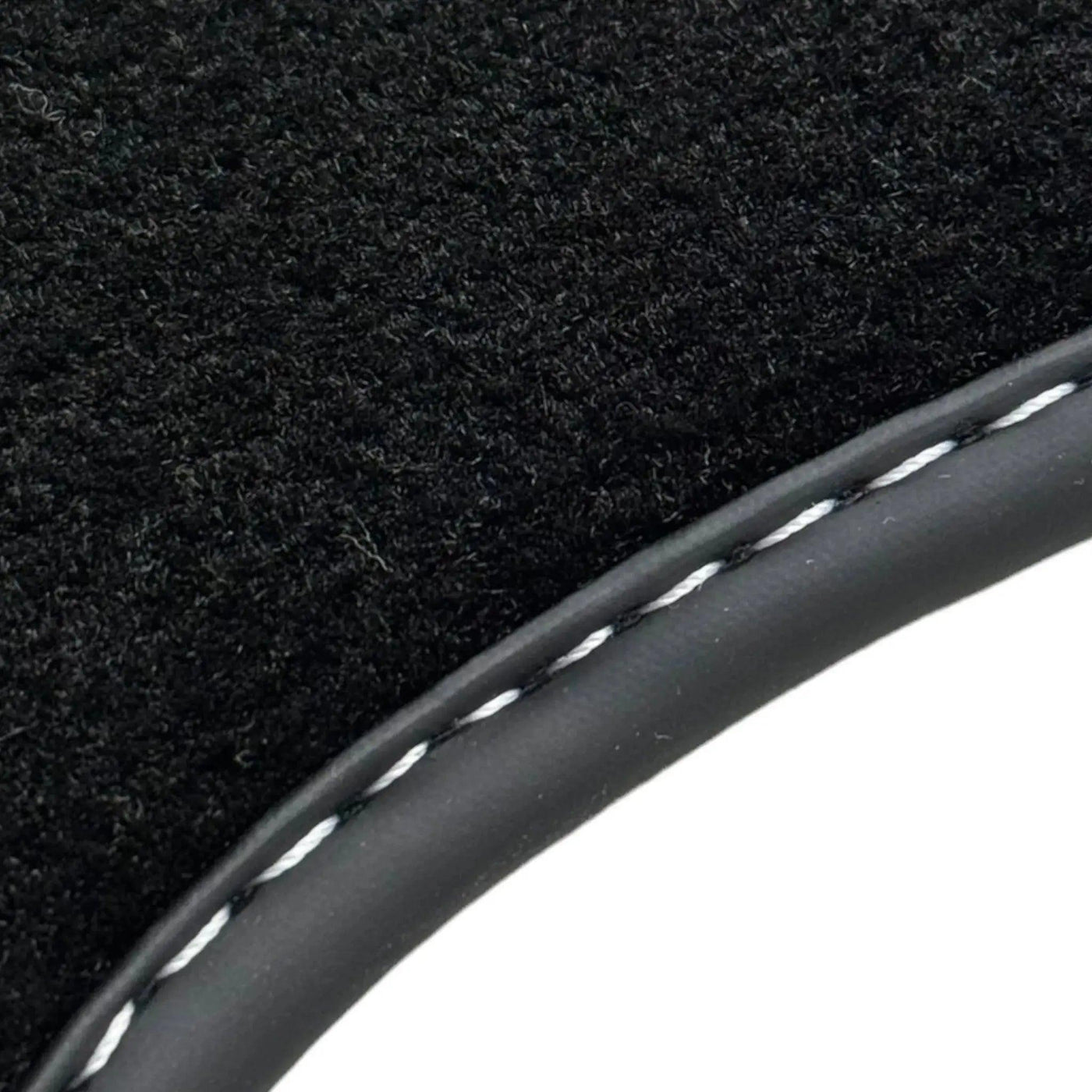 Floor Mats for Tesla Model X (6 Seats) Black Tailored Carpets ER56 Design - AutoWin